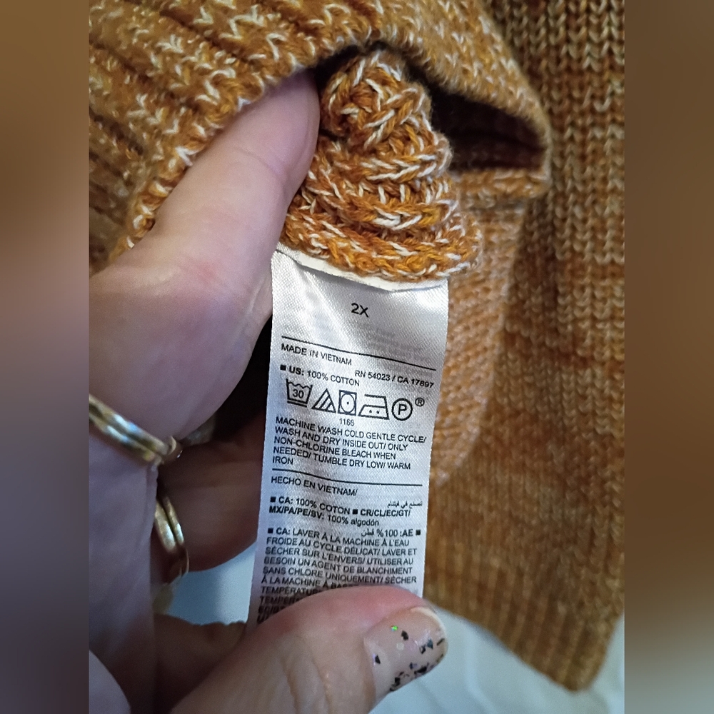 Women's Old Navy Brown Sweater Size 2x. - Picture 5 of 7
